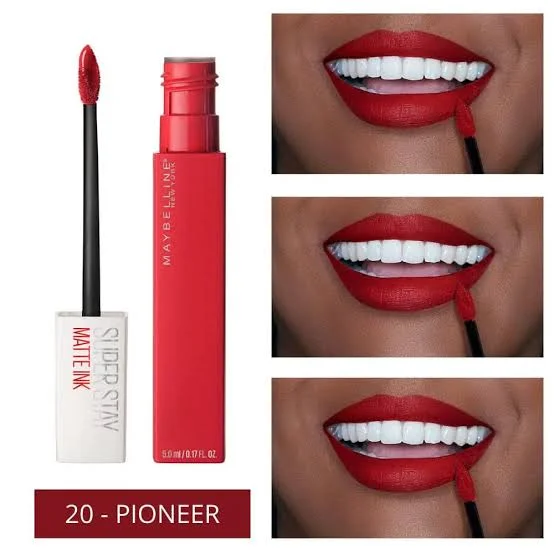 رژلب مایع 20پیونیر میبلین سوپر استی مات اینک حجم 5 میل 