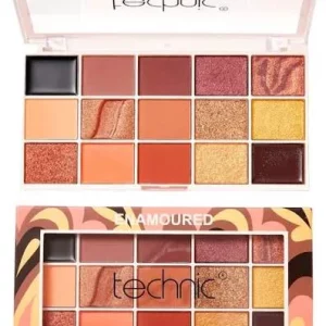 پالت سایه Enamoured تکنیک مدل Pressed Pigment رنگ حجم 30 گرم 