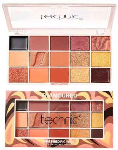 پالت سایه Enamoured تکنیک مدل Pressed Pigment رنگ حجم 30 گرم 