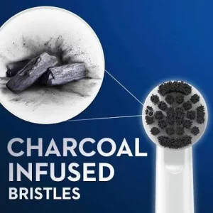 سری یدک مسواک برقی اورال‌بی مدل Charcoal EB20CH بسته 2 عددی