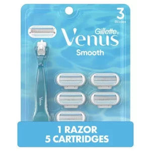 یدک تیغه اصلاح 4‌عددی ونوس ژیلت زنانه مدل Smothe 