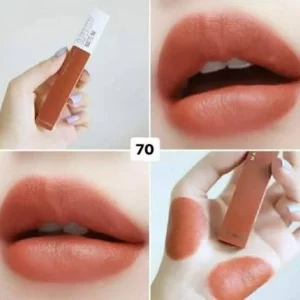 رژلب مایع 70 Amazonian میبلین سوپر استی مات اینک حجم 5 میلی‌لیتر 