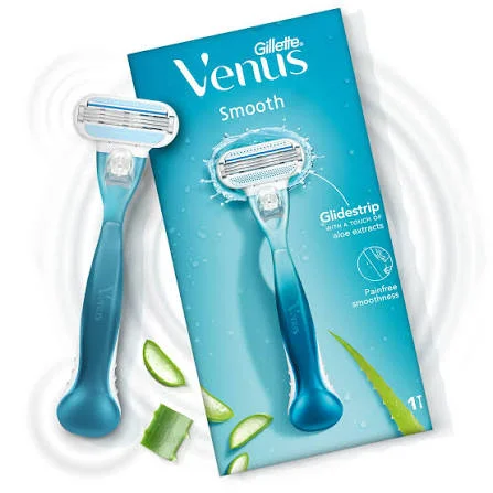 سری یدک ژیلت زنانه ونوس Smooth Sensitive با عصاره آلوئه‌ورا 4 عددی 