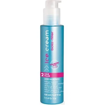 ژل‌مو Hair filler آیس‌کریم مدل 2 ضخیم کننده مو حجم 150 میلی لیتر 