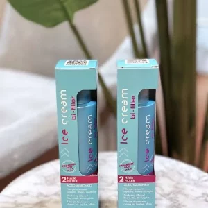 ژل‌مو Hair filler آیس‌کریم مدل 2 ضخیم کننده مو حجم 150 میلی لیتر 
