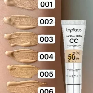 سی‌سی‌کرم و کانسیلر 01‌ تاپ‌فیس رنگ Cool Beige حاوی spf50 حجم 40 میل