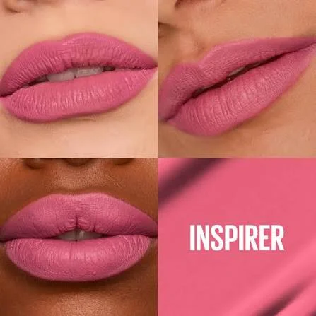 رژلب‌مایع 125 Inspirer میبلین سوپر استی مات اینک حجم 5 میلی‌لیتر 