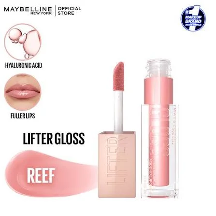 برق‌لب 006 Reef میبلین لیفتر گلاس آبرسان و حجم‌دهنده حجم 5.4 میلی‌لیتر 
