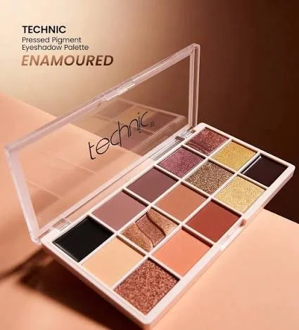 پالت سایه Enamoured تکنیک مدل Pressed Pigment رنگ حجم 30 گرم 