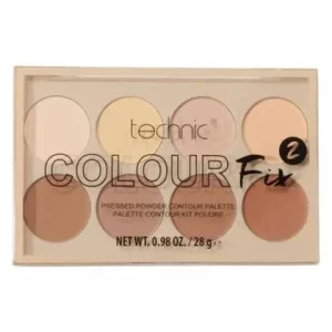 پالت کانتور پودری2 تکنیک مدل Colour Fix Pressed Powder حجم 28گرم