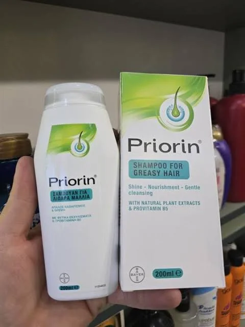 شامپو ضد‌ریزش موچرب پریورین priorin بایر آلمان اصل حجم 200 میل 