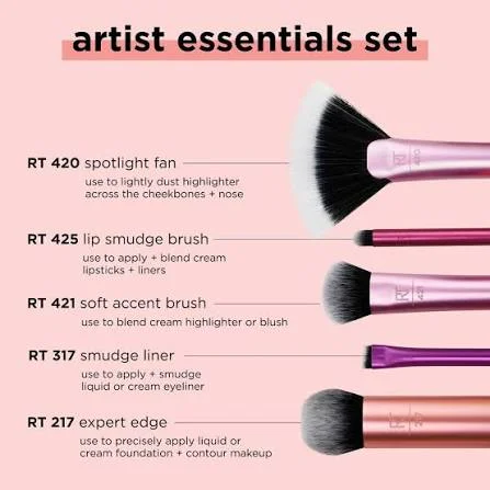 ست براش Essentials ریل‌تکنیک مدل Artist Essentials پنج عددی 