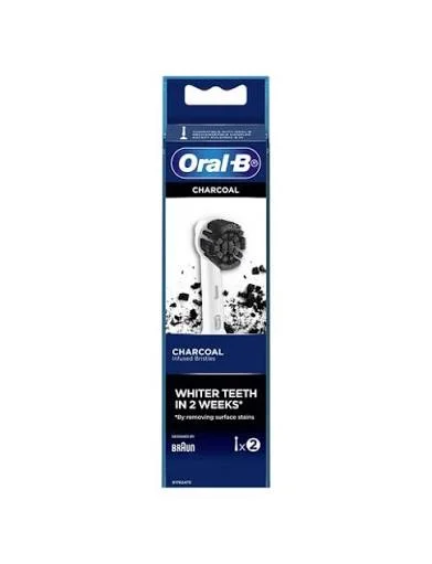 سری یدک مسواک برقی اورال‌بی مدل Charcoal EB20CH بسته 2 عددی