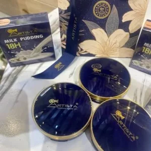 پنکیک کرم‌پودری 3W3 آرتیستا مدل Milk Pudding با SPF 50 حجم 80 گرم 