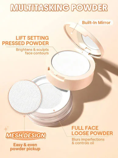 پودر فیکس Blur‌&‌Lift شیگلم Insta-Ready Ultra-Fine حجم 7 گرم 