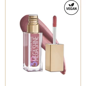 رژ لب مایع گلدن رز مدل 3D MEGA SHINE شماره 114