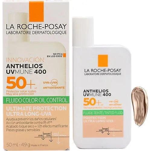 ضد آفتاب رنگی لاراش پوزای مدل اکلیار کنترل کننده چربی SPF50 حجم 50میل