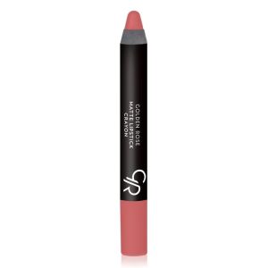 رژ لب مدادی مات گلدن رز مدل Crayon شماره 13