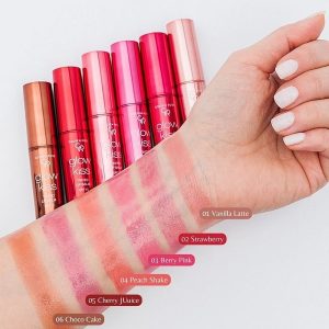 بالم لب رنگی گلدن رز مدل GLOW KISS شماره 05 رنگ CHERRY JUICE