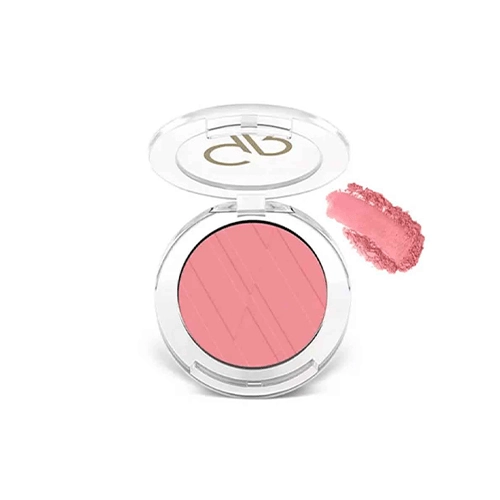 رژ گونه پودری گلدن رز مدل Powder Blush Soft And Silki رنگ Pink Kiss شماره 15