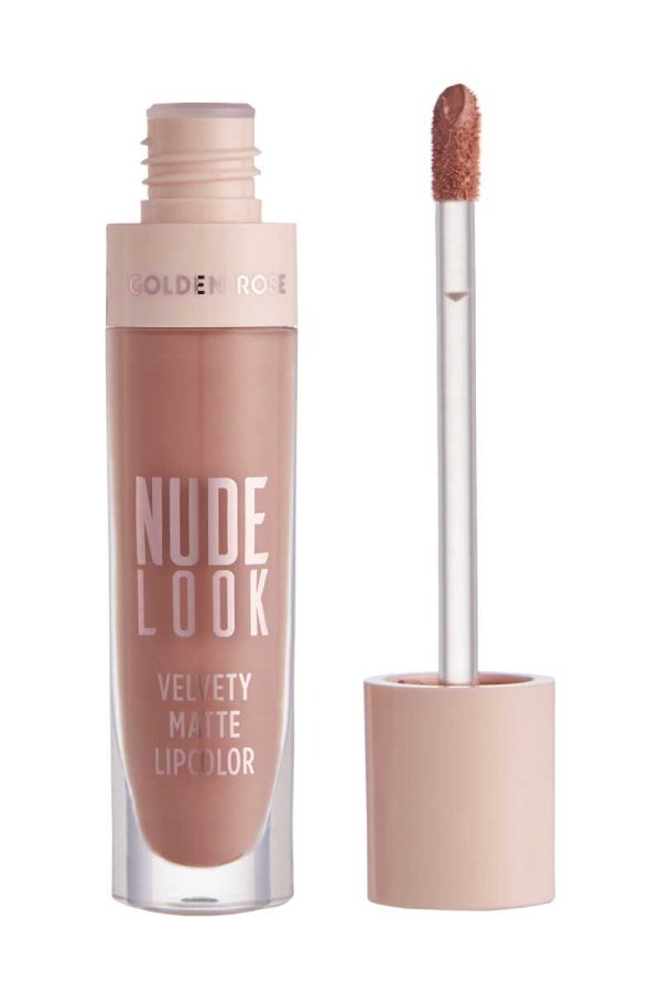 رژ لب مایع و مات گلدن رز سری Nude Look شماره 1 رنگ Just Nude
