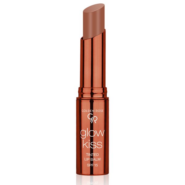 بالم لب رنگی گلدن رز مدل GLOW KISS شماره 06 رنگ CHOCO CAKE
