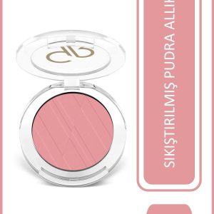 رژ گونه پودری گلدن رز مدل Powder Blush Soft And Silki رنگ Pink Kiss شماره 15