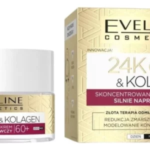 کرم 24K Gold اولاین +60 تغذیه‌کننده و ضدچروک حجم 50 میلی‌لیتر 