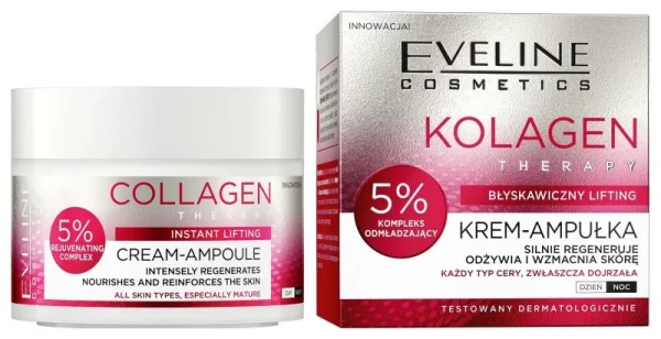 کرم کلاژن تراپی اولاین روز و شب مدل Collagen Therapy حجم 50 میلی‌لیتر 