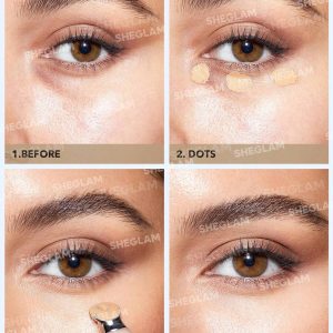 کانسیلر سرفلزی شیگلم خنک‌کننده و آبرسان مدل Bright Eyes حجم 15 گرم 