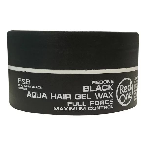 واکس مو رد وان مشکي مدل BLACK AQUA HAIR GEL WAX حجم 150 ميل
