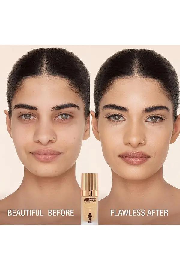 کرم پودر شارلوت تیلبری Airbrush Flawless رنگ 5 Neutral حجم ۳۰ میل