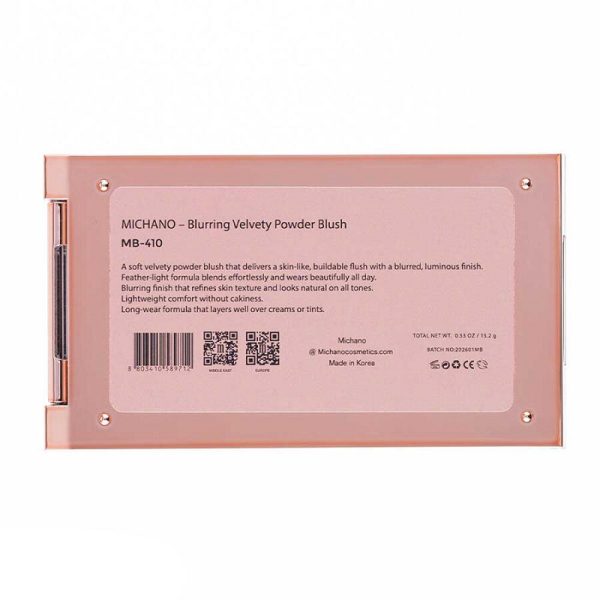 پالت رژگونه مات 3 رنگ میچانو شماره MB-410