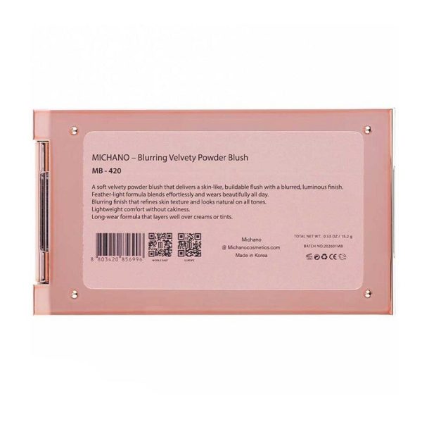 پالت رژگونه مات 3 رنگ میچانو شماره MB-420