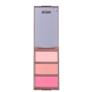 پالت رژگونه مات 3 رنگ میچانو شماره MB-420