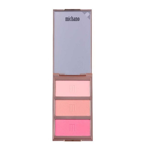 پالت رژگونه مات 3 رنگ میچانو شماره MB-420