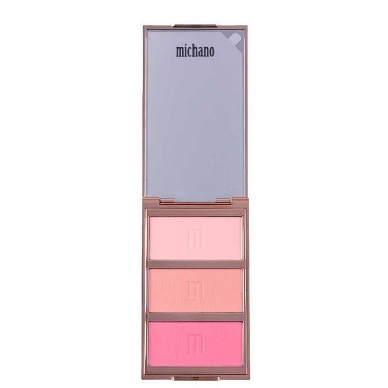 پالت رژگونه مات 3 رنگ میچانو شماره MB-420