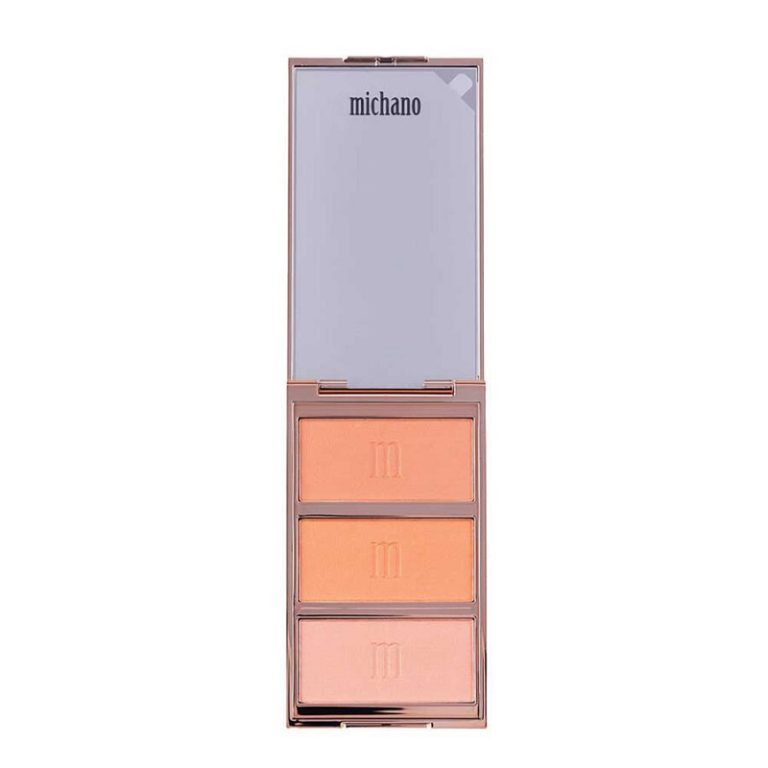 پالت رژگونه مات 3 رنگ میچانو شماره MB-430