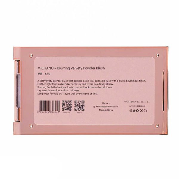 پالت رژگونه مات 3 رنگ میچانو شماره MB-430