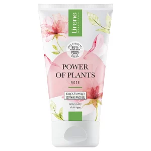 ژل شستشوی صورت تسکین دهنده لایرن مدل Power of Plants حاوی عصاره رز 150 میل