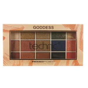 پالت سایه گادنس تکنیک 15 رنگ مدل Goddess Pressed Pigment حجم 30 گرم 