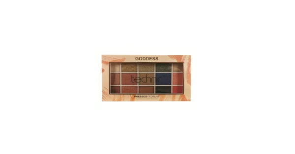 پالت سایه گادنس تکنیک 15 رنگ مدل Goddess Pressed Pigment حجم 30 گرم 
