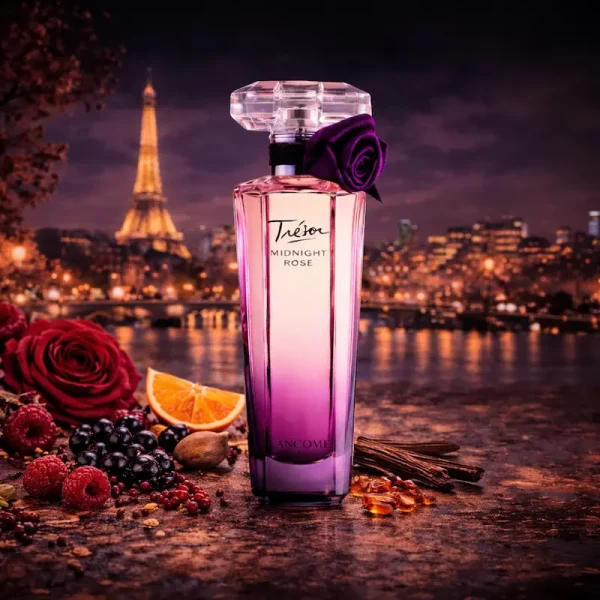 ادوپرفیوم زنانه لانکوم مدل Tresor Midnight Rose حجم 50 میل