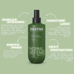اسپری محافظ‌‌حرارت‌ مو اسمو مدل Thermal Defense حجم 250 میلی‌لیتر
