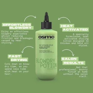 لوسیون‌مو Blowdry Potion اسمو حالت‌دهنده و محافظ حرارت  حجم 250 میلی‌لیتر