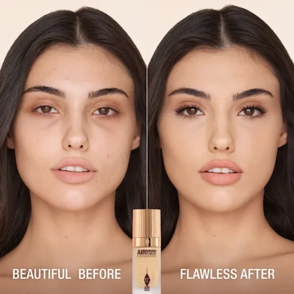 کرم پودر شارلوت تیلبری Airbrush Flawless رنگ 5 Neutral حجم ۳۰ میل