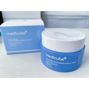 کرم کپسولی مدی کیوب Medicube هیالورونیک اسید و پانتنول آبرسان عمیق 55 گرم