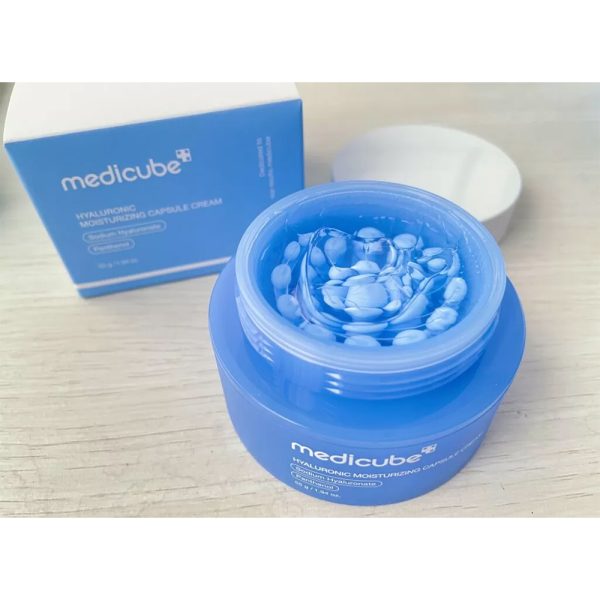 کرم کپسولی مدی کیوب Medicube هیالورونیک اسید و پانتنول آبرسان عمیق 55 گرم