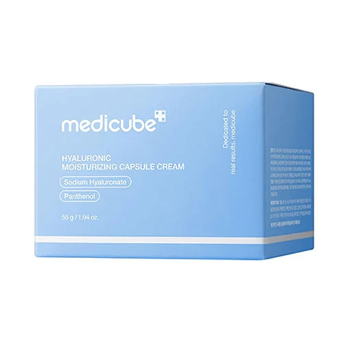 کرم کپسولی مدی کیوب Medicube هیالورونیک اسید و پانتنول آبرسان عمیق 55 گرم