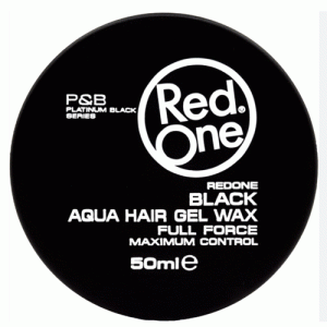 واکس مو رد وان مشکي مدل BLACK AQUA HAIR GEL WAX حجم 150 ميل